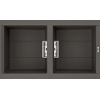 Zlewozmywak Elleci SMART 450 KERATEK K93 DOVE GREY LKI45093SMT
